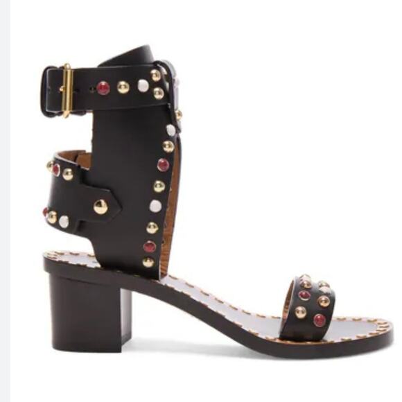 Isabel Marant Embellished Heeled Sandal - Picture 5 of 17
